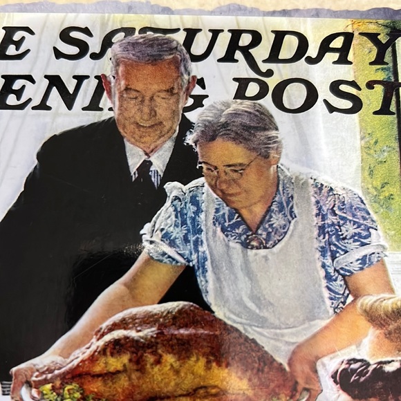 13 Norman Rockwell Freedom From Want 1000 PC Puzzle - Picture 2 of 3